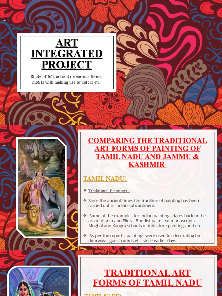 Tamil Nadu vs Jammu & Kashmir Art Project | PDF | Paintings | The Arts