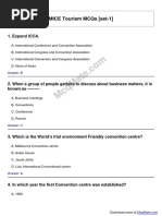 Tourism Quiz Questions and Answers | PDF | Tourism | Climate