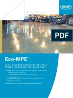 Eco-MPE: Multi-Purpose Epoxy For Use As A Primer, Broadcast or Build Coat