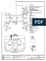 Diseño de box culvert con dimensiones y notas generales