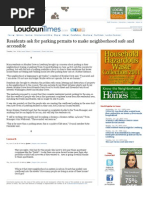 Residents Ask for Parking Permits to Make Neighborhood Safe and Accessible | LoudounTimes