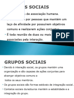 Aula 02 - Grupos Sociais