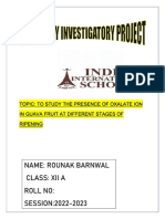 Name: Rounak Barnwal Class: Xii A Roll No: SESSION:2022-2023