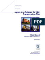 Hudson Line Railroad Corridor Transportation Plan: Final Report
