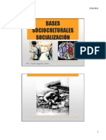 Bases Socioculturales Socialización
