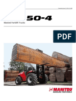 Masted Forklift Trucks: Technical Sheet