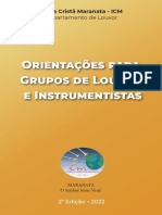 Orientações para Grupos de Louvor e Instrumentistas - 2.ª Edição (2022)