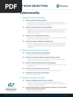 Cybersecurity: It Specialist Exam Objectives