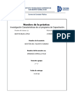 Investigación Plan de Capacitación