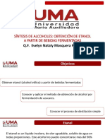 Sesion 03 Síntesis de Alcoholes-Obtención de Etanol A Partir de Bebidas Fermentadas