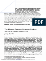 Human Genome Diversity Project Case Study Coproduct - Reardon