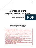 Mercedes-Benz: Diagnostic Trouble Code Manual