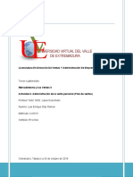 Actividad 4. Administracion de La Venta Personal (Plan de Ventas)