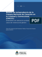 Boletin 2021 - 05 Estandares de Valoracion Probatoria en Casos de Violencia de Genero