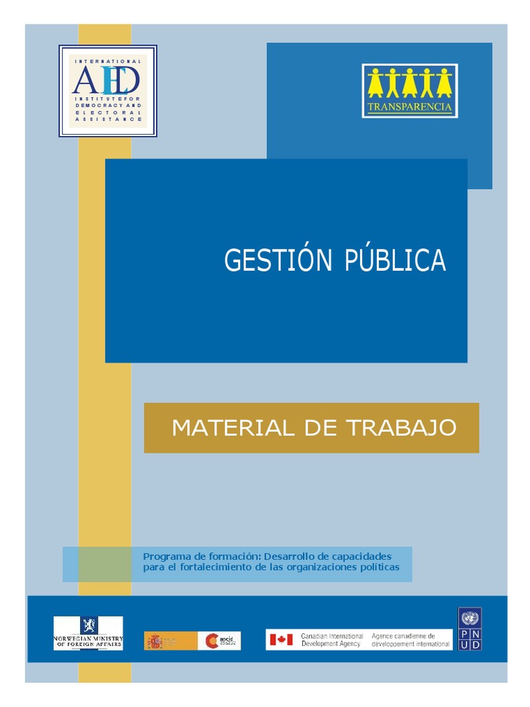 Estado, Evolucion y Modernizacion de La Gestion Publica | PDF ...