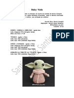 Adapatção para Baby Yoda Fios e Fiapos by Naza