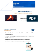 Aula 2 - Equação de Condução de Calor - Sistemas Térmicos