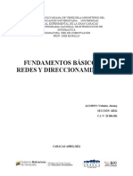 Fundamentos de redes y direccionamiento IP