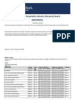 Pay Guide - Hospitality Industry (General) Award (MA000009)