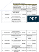 Agenda de Apresentacoes Dos TCCs 2016.1 Atualizada