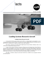 NASA Facts Landing Systems Research Aircraft
