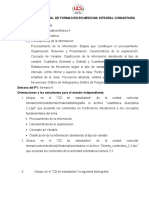 Informatica II. Semana 4 Orientaciones Estudiantes y Profesores