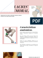 Articulacion Coxofemoral.: Presentado Por: Gissella Mercedes Carbono Carbono. Docente: Leila Onela Blanco Marin