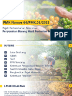 PMK 64 2022 PPN Atas Penyerahan Barang Hasil Pertanian