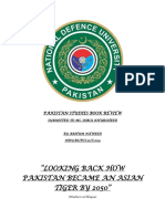 "Looking Back How Pakistan Became An Asian TIGER BY 2050": Pakistan Studies Book Review