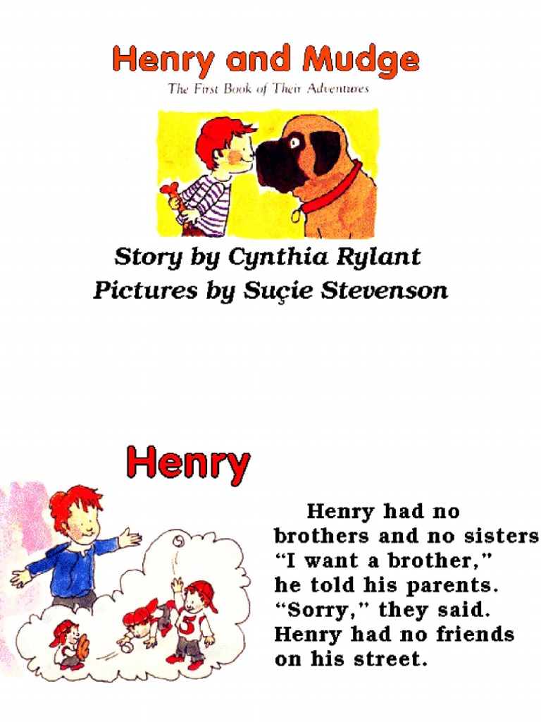 01 Henry and Mudge - The First Book of Their Adventures (1987) | PDF