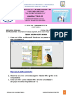 Tarea Laboratorio II I Semana Primer Parcial II Semestree