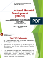 Instructional Material Development (Imade) : Lopez, Quezon Branch
