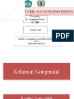 Kelainan Kongenital Dan Neoplasma Telinga