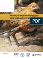 A Manual For Practitioners in Community - Based Animal Health Outreach (CAHO) For Highly Pathogenic Avian Influenza