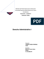 Derecho Administrativo Tarea 1