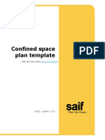 S1202 Confined Space Plan Template