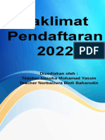 Taklimat Pendaftaran 2022