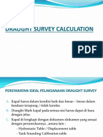 Draught Survey Calculation