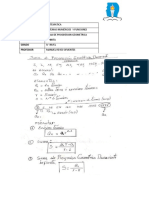 Suma de Progresión Geometrica Infinia