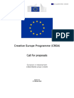 Creative Europe Programme (CREA) Call For Proposals: European Co-Development (CREA-MEDIA-2022-CODEV)