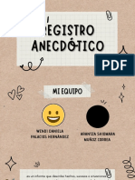 Registro Anecdotico