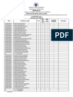 Kabacan National High School Grade 8 Student Profile