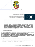Prefeitura de Serra Alta SC 2022 Edital N 01-Edital