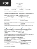 Mock Test: Learning Strand 6 - Digital Literacy