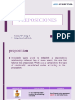 Preposiciones: Section "A"-Group 3