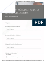 Evaluación Módulo 3. Aspectos Generales Del Sistema