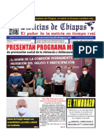 Periódico Noticias de Chiapas, Edición Virtual Sábado 30 de Julio de 2022