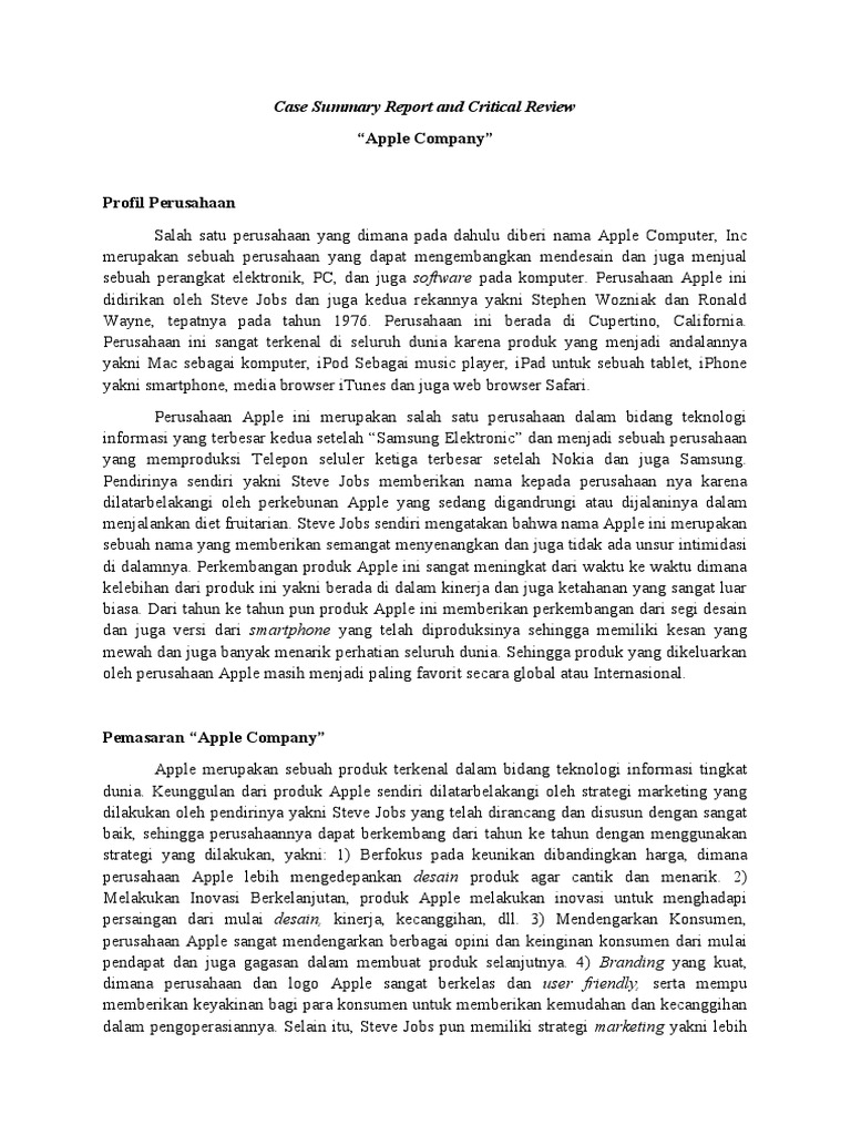case-summary-report-and-critical-review-apple-company-pdf