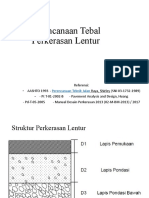 Perencanaan Tebal Perkerasan Lentur