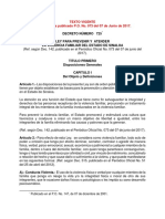 Ley para Prevenir y Atender La Violencia Familiar Del Estado de Sinaloa - XVI